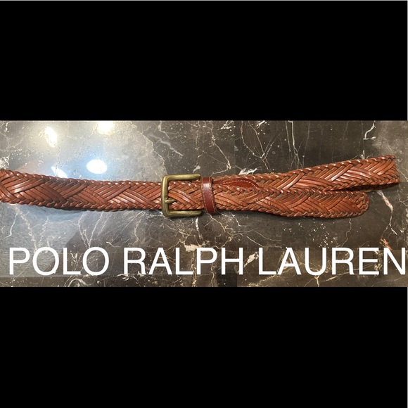 Polo Ralph Lauren Braided Leather Belt
